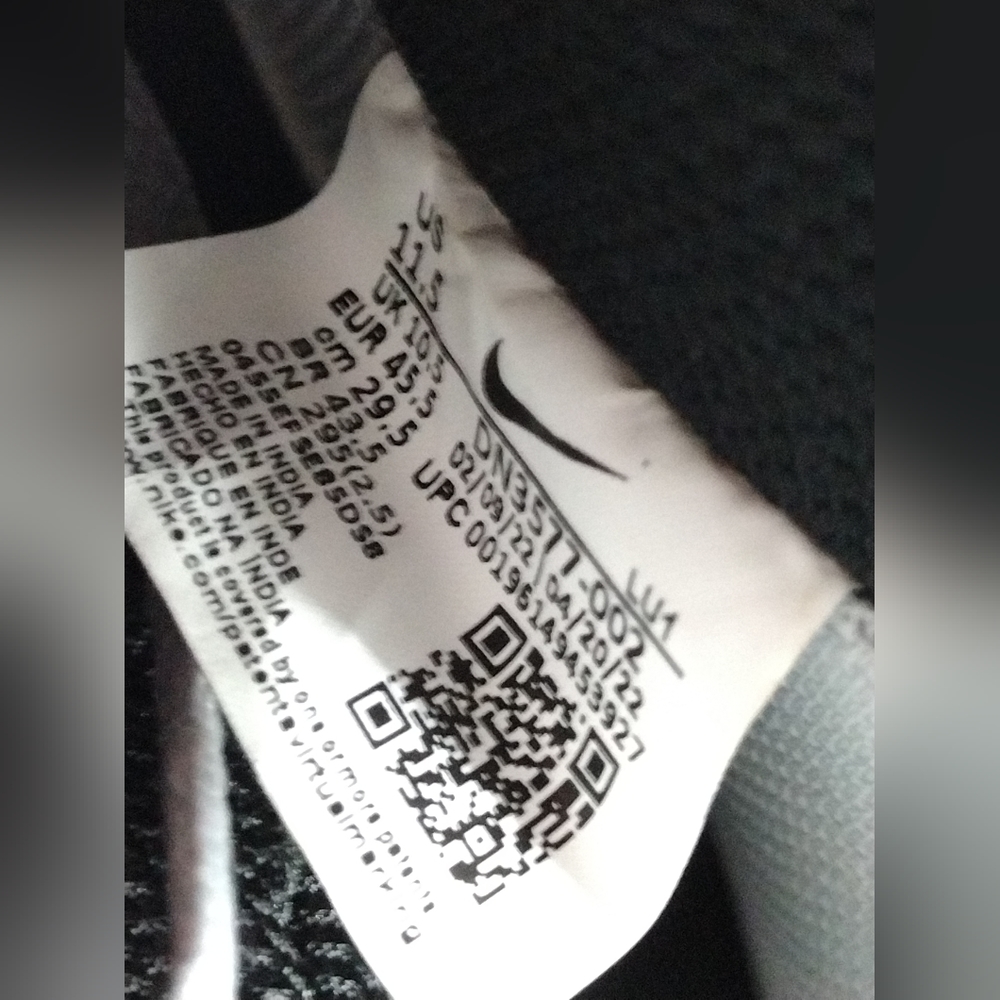 Men's Nike court vision New. Size 11.5 - Picture 5 of 5